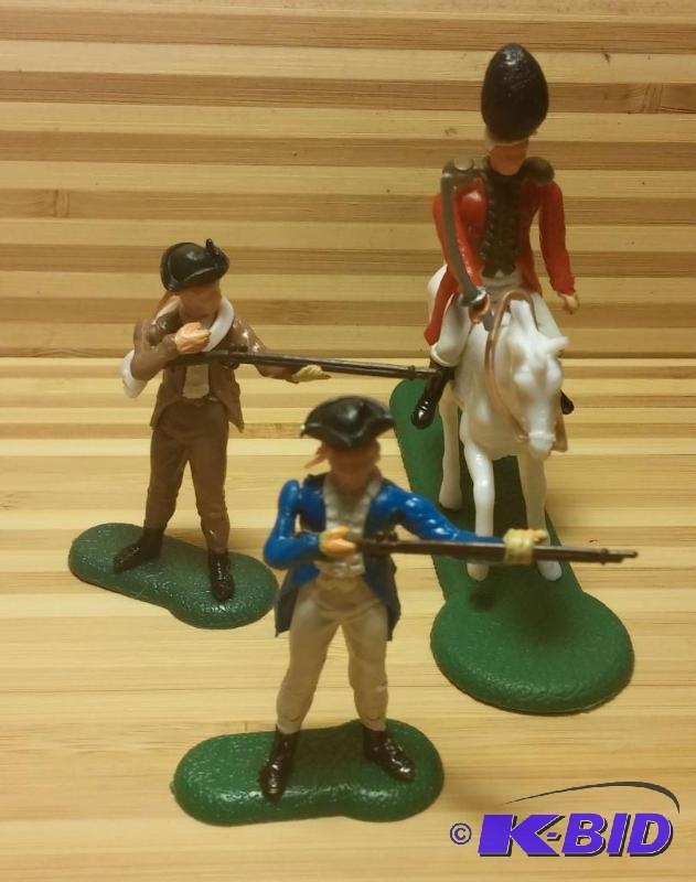 RARE Timpo Swoppets Revolutionary War. These...