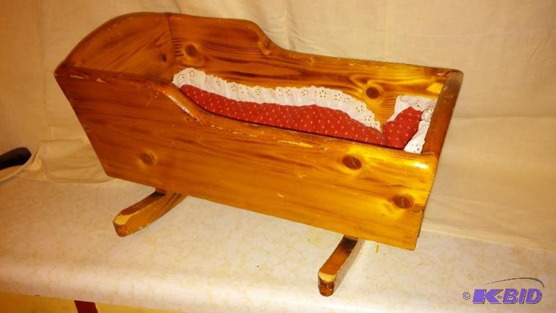 Hand Made Vintage Doll Cradle...