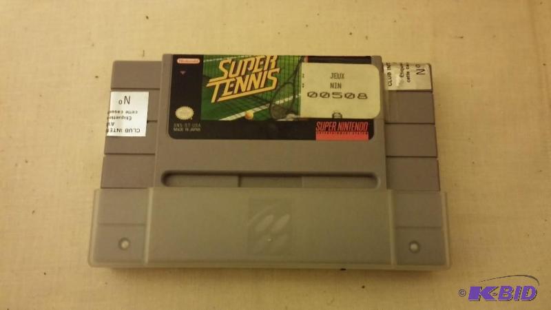 Super Nintendo Game-Super Tennis...