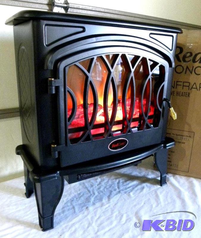 lot 67 image: RedCore Electric Infrared Stove Heater, 1,500...