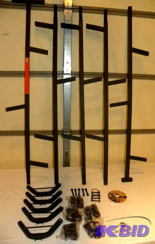 lot 78 image: 20 Climbing Stick, steel construction, five ...