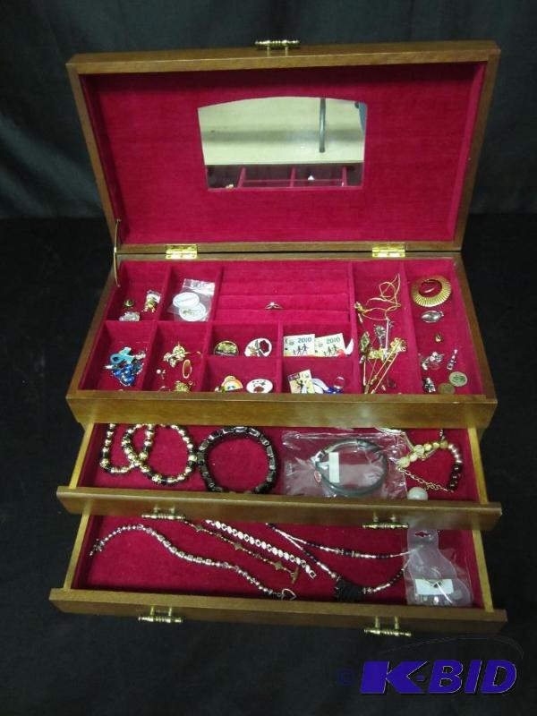 Jewelry Box Loaded With Jewelry