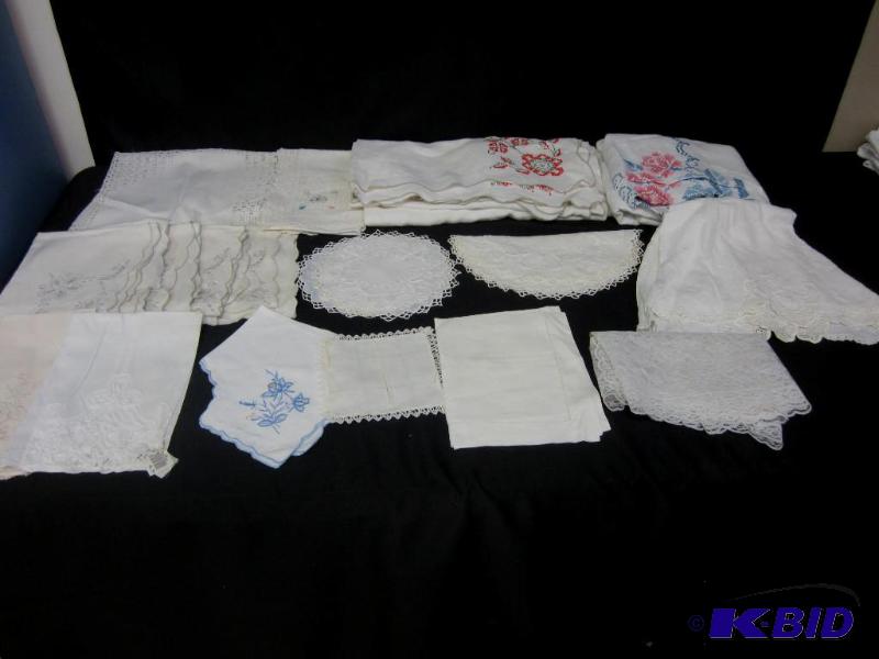 Vintage Embroidered Linens