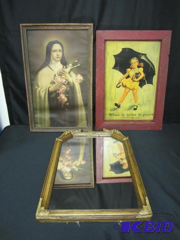 Vintage Photos and Mirror