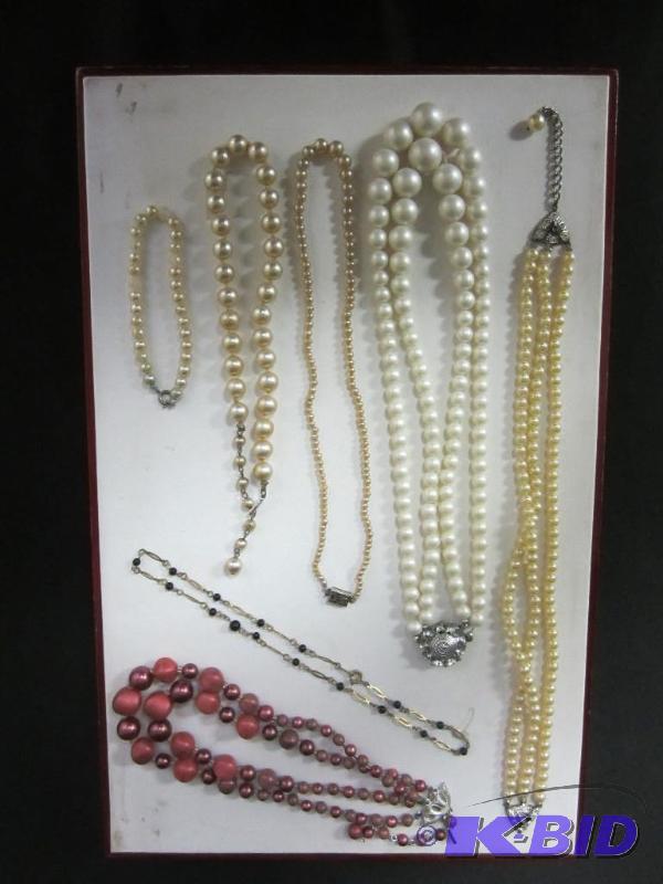Vintage  Pearl and Bead Necklaces