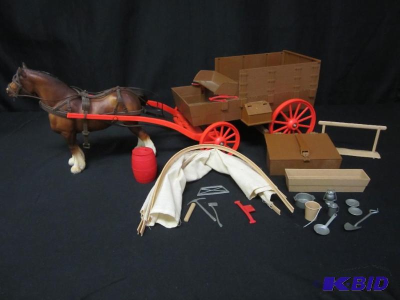 Hores Drawn Chuck Wagon