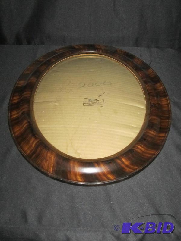 Tiger Wood Bubble Glass Picture Frame