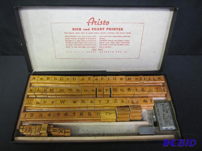 Vintage Sign and Chart Printer