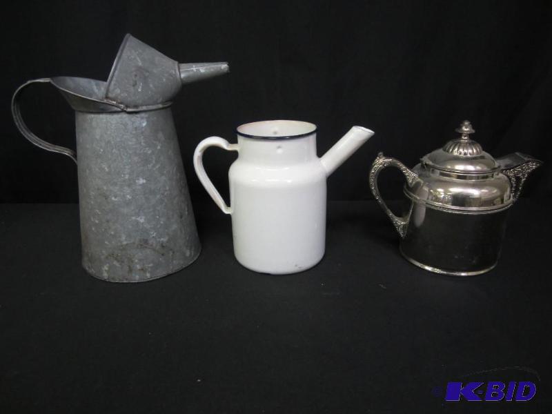 Vintage Tea Pot and Pitchers