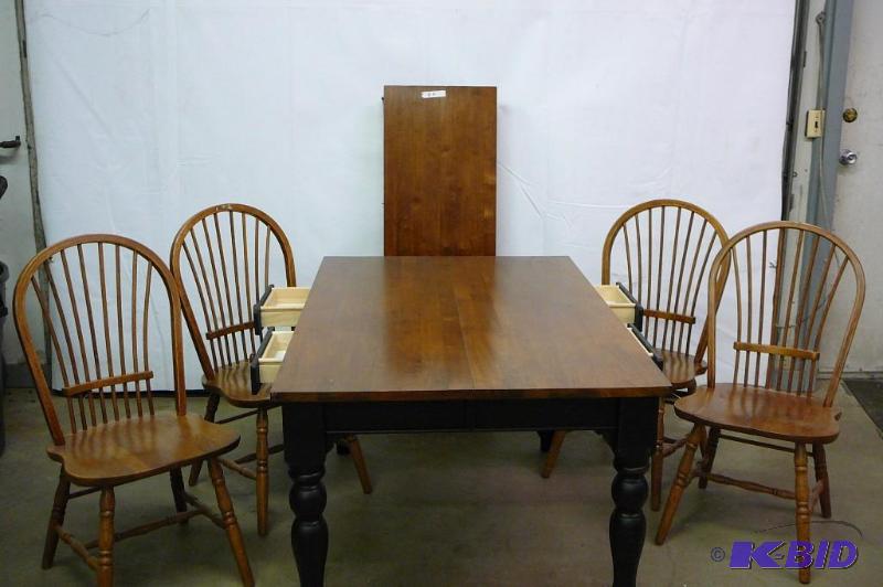 Rimy 70064 made in Malysia wooden table 4 sl...