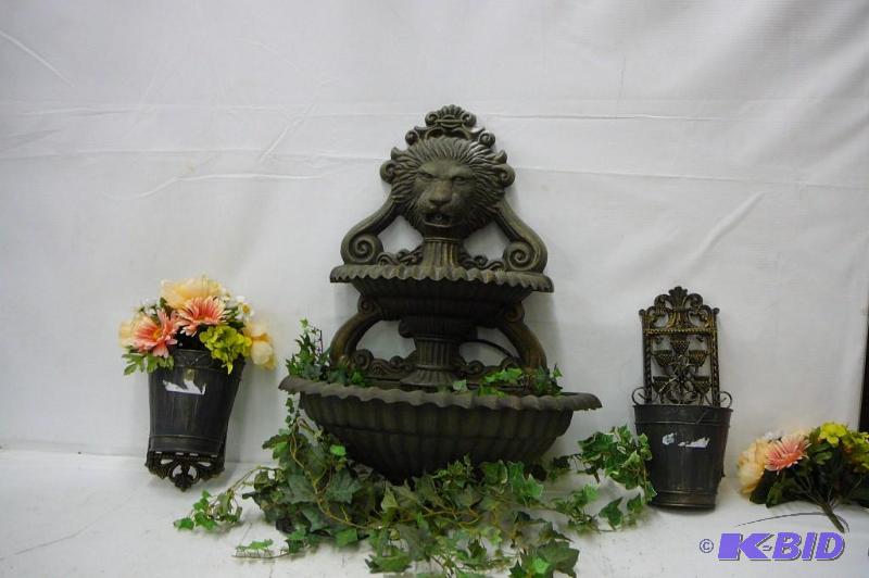 Cast&nbspaluminum tiger fountain...