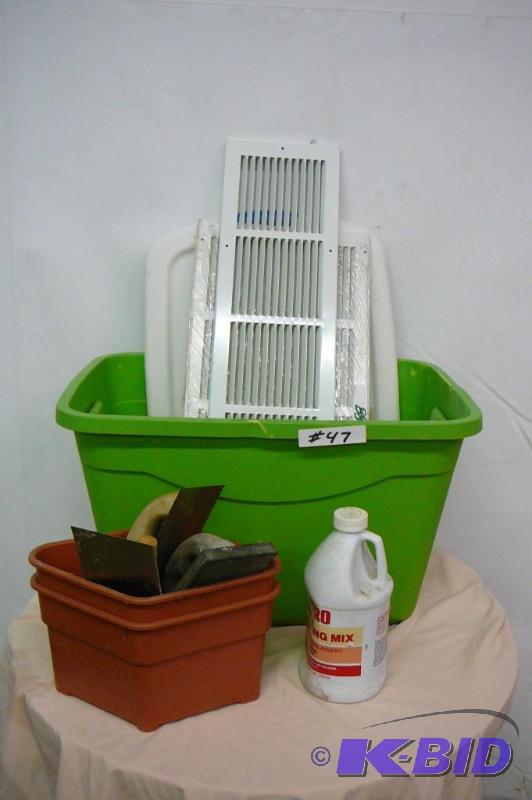 3 cold air return vents, trolls, plant holder...
