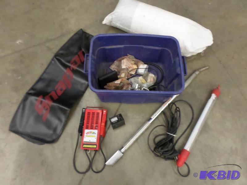 Tote Of Misc Tools &amp Etc...