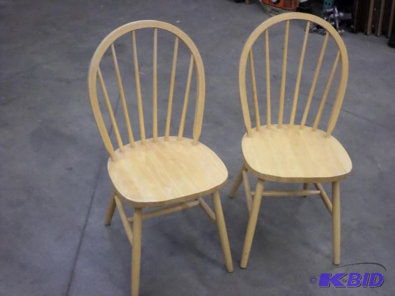 (2) Matching Wooden Dining Chairs...