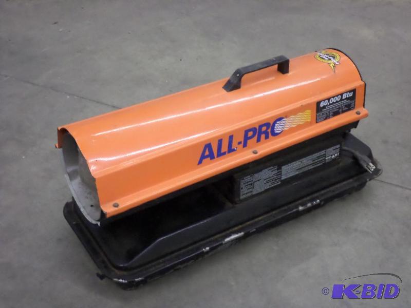 All-Power Kerosene Shop Heater, Works But Nee...
