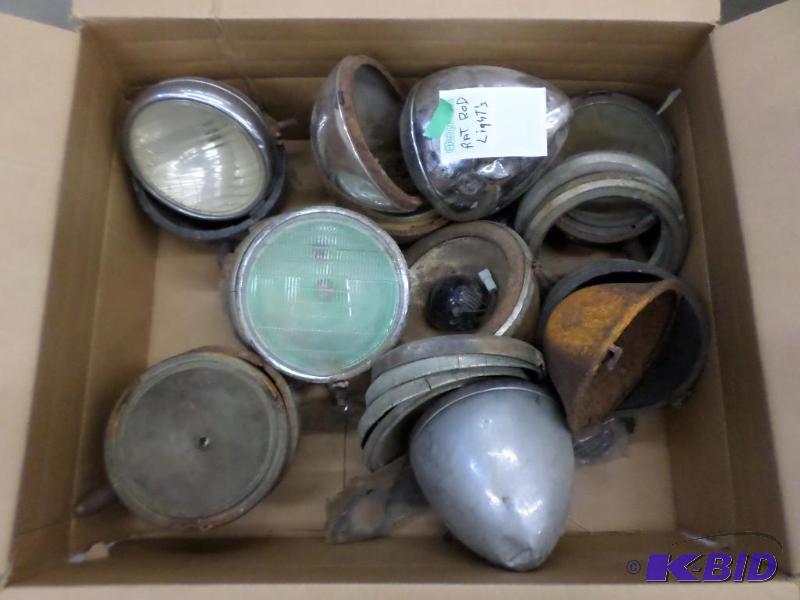 Box Of Misc Hot Rod Lights...