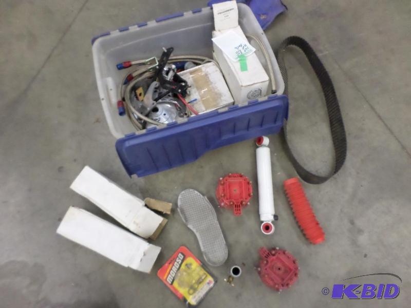 Box Lot Of Misc Hot Rod Parts &amp Accessori...