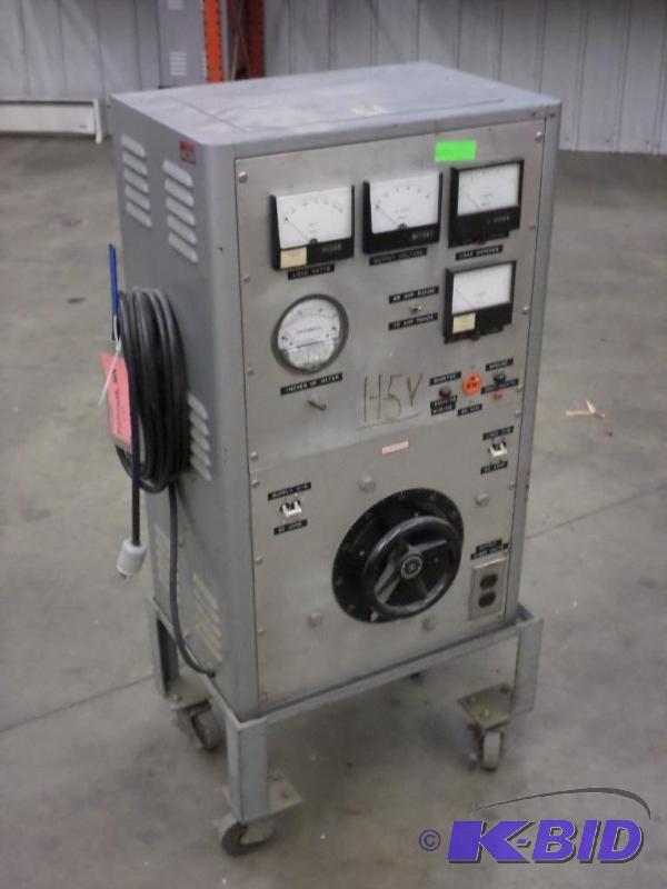 Commercial Power Supply Test Unit On Steel Ca...