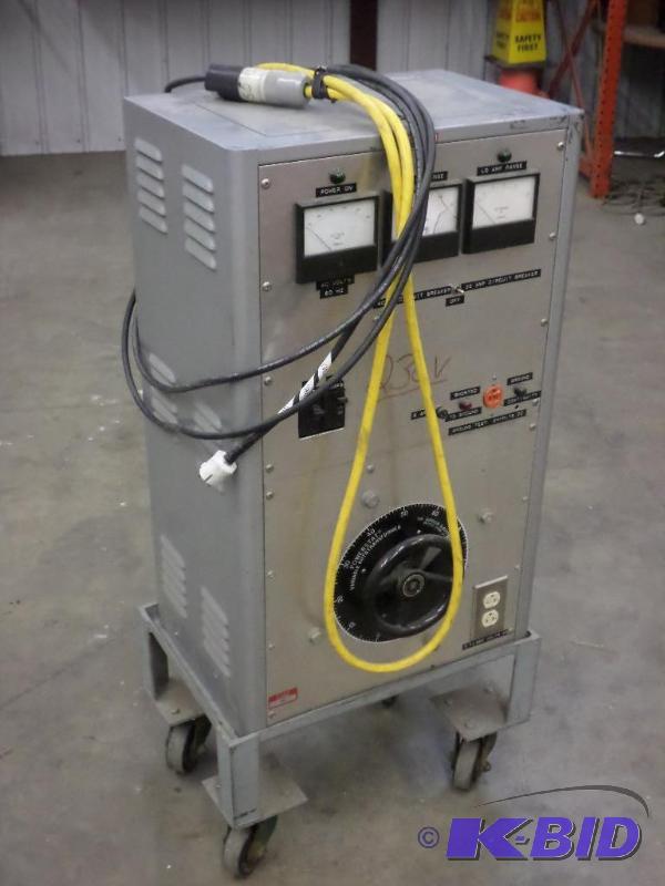 Commercial Power Supply Test Unit On Steel Ca...