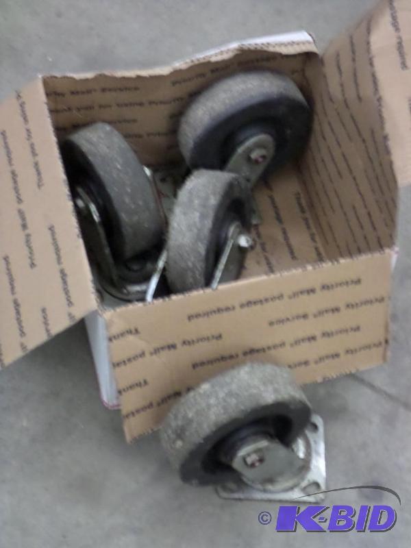 Box Of Misc Caster Wheels...