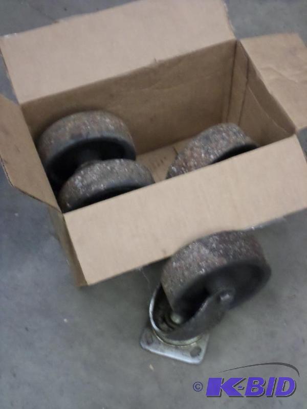 Box Of Misc Caster Wheels...