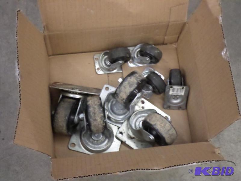 Box Of Misc Caster Wheels...