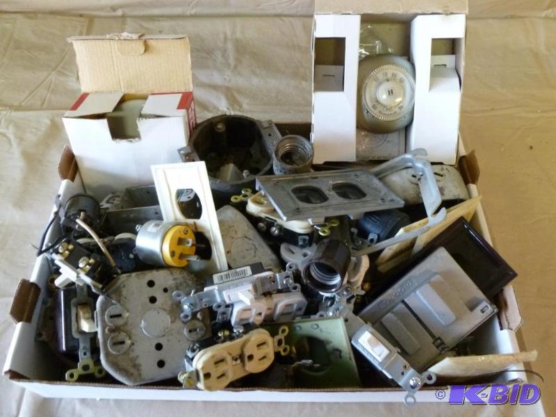 lot 102 image: Large lot of electrical items that includes s...