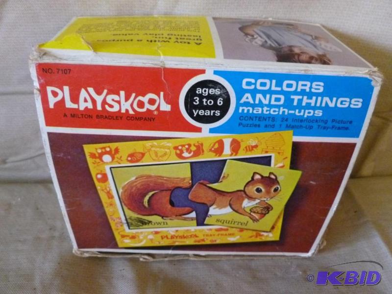 lot 110 image: Vintage 1972 Playskool&nbspColors And Things...