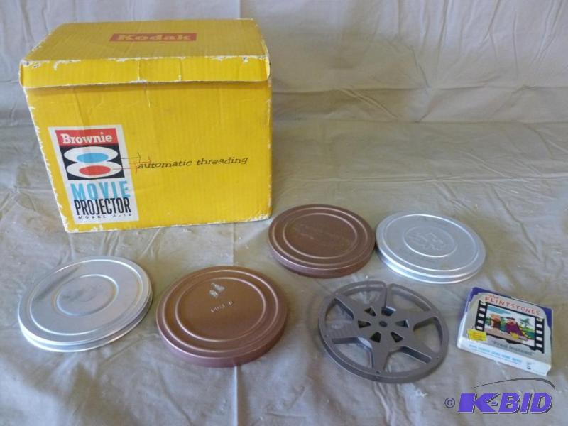 lot 115 image: Vintage Kodak Brownie 8 Movie Projector Model...