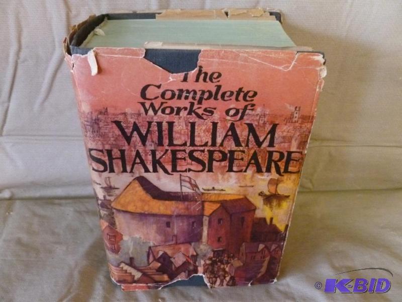 lot 118 image: Large Vintage Book - The Complete Works Of Wi...