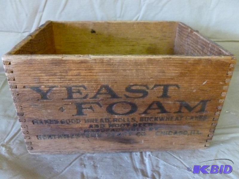 lot 121 image: Vintage Northwestern Yeast Co. Chicago Illino...
