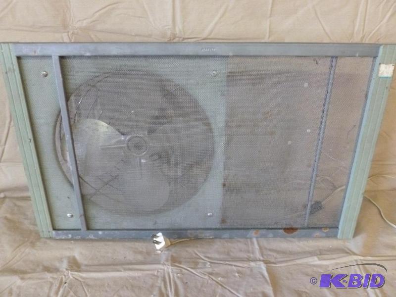 lot 128 image: Marvin Windows wood framed and metal electric...
