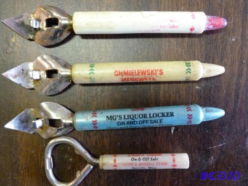 lot 166 image: Lot of four collectible advertisement bottle ...