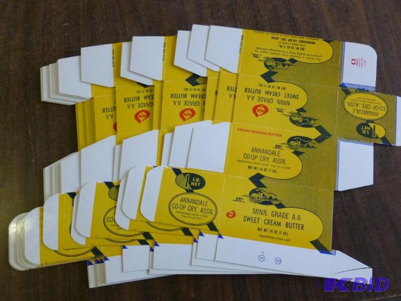 lot 167 image: Lot of 24 vintage Annandale Co-op Creamery on...