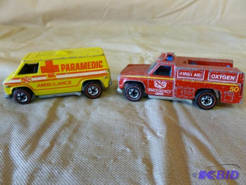 lot 21 image: Vintage 1974 Hot Wheels - Redline die cast me...