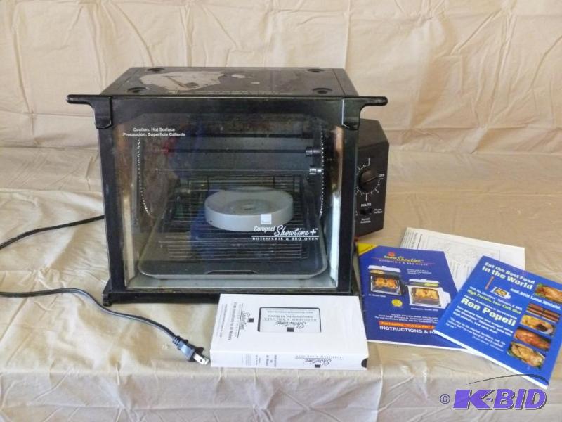 lot 41 image: Ronco - Showtime Rotisserie & BBQ Oven mo...