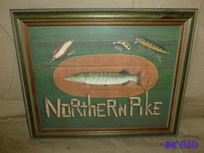 lot 67 image: Susan Clickner " Northern Pike &quo...