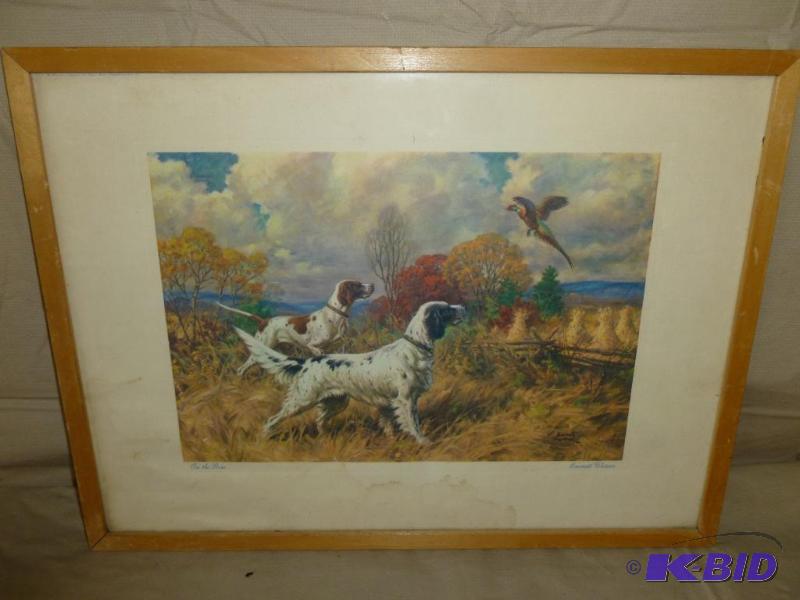 lot 71 image: Emmett Watson " On The Rise " wood ...