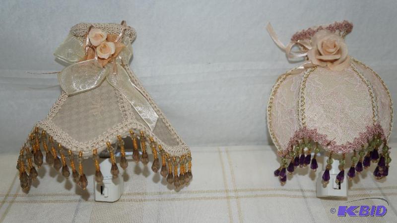 Set of 2 New Vintage Looking Night Lights