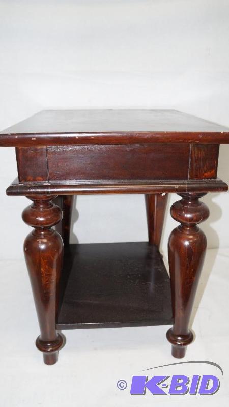 Cherry Finish End Table
