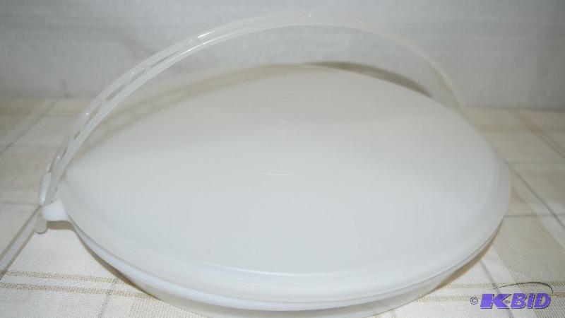 Tupperware Pie  Fruit  Vegetable Taker with Lid and Handle