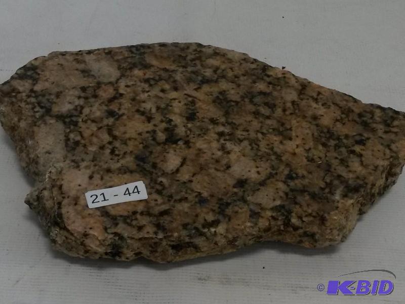 Granite Slab with Wood Feet