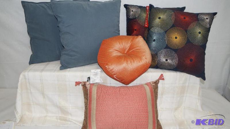 Lot of 6 Throw Pillows