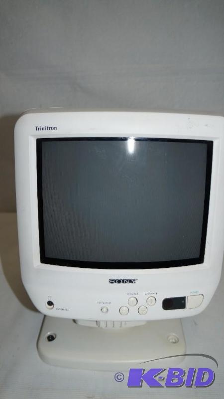 Sony Triniton 9.5 TV on Pedestal
