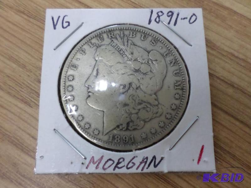 1891-O Morgan Dollar VG...