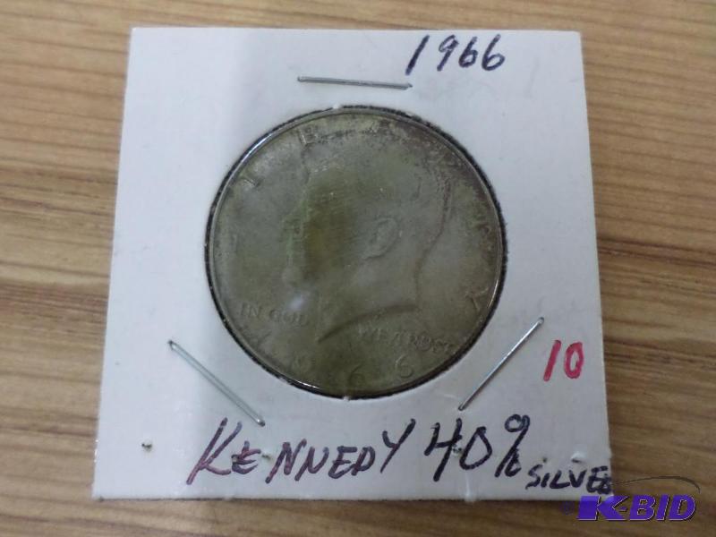 1966 40% Kennedy Half Dollar...