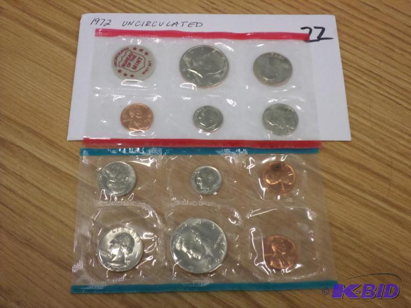 1972 Uncirculated Mint Set...