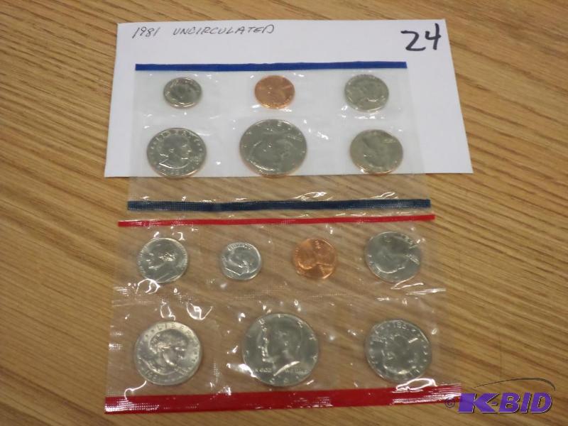 1981 Uncirculated Mint Set...