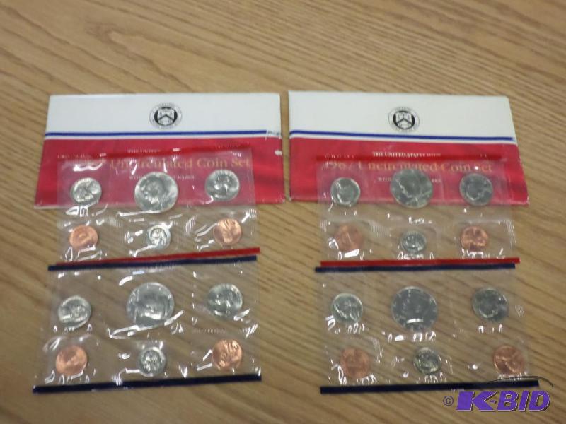 2) 1987 Uncirculated Mint Sets...