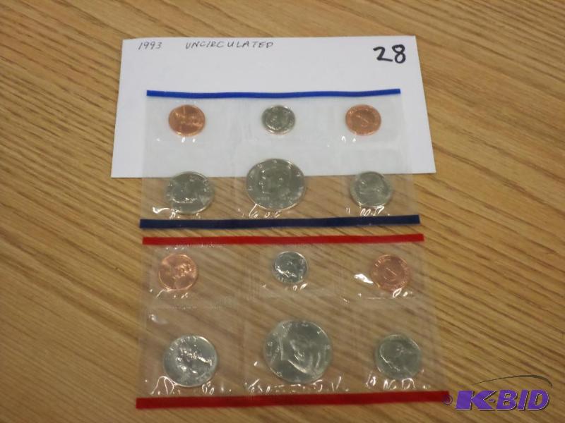1993 Uncirculated Mint Set...